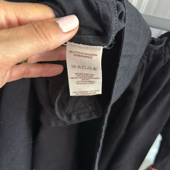 Free People Fleur Du Jour Black Floral long sleeve Embroidered Mini Dress XS-M - Picture 10 of 10